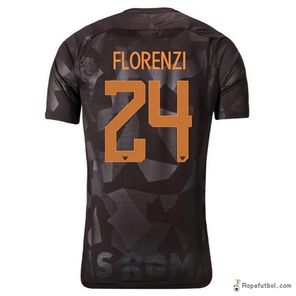 Camiseta As Roma Florenzi Replica Tercera Ropa 2017/18